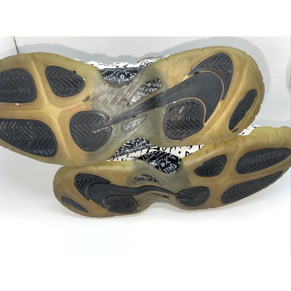 Nike Little Posite One (GS) 'Hey Penny' White Black 723946 101 Size‎ 5.5y